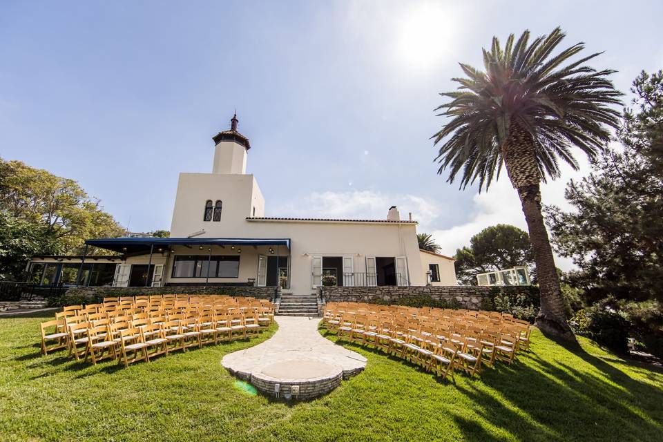 Ceremony Lawn facing cupola