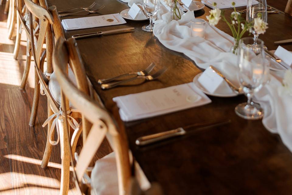 Dining in the Ballroom