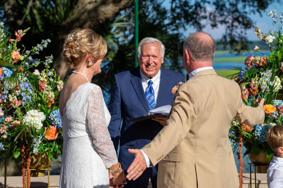 Ceremony on Bostwick Deck