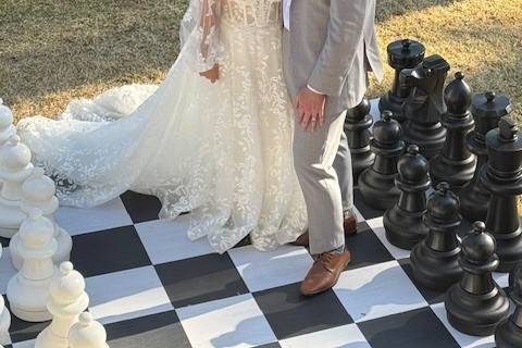 Ceremony behind Clubhouse