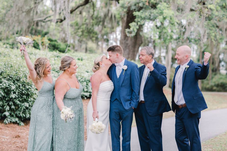 Ceremony behind Clubhouse