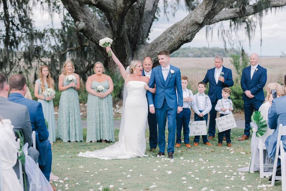 Ceremony on Bostwick Deck