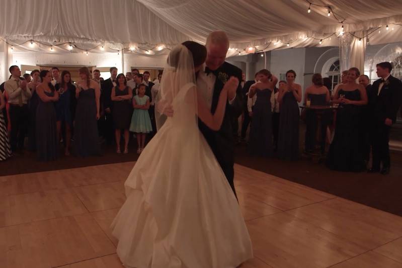 Father and daughter dance