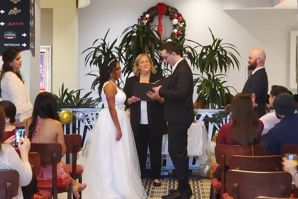 Wedding in a church