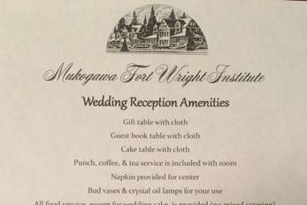 Mukogawa Fort Wright Banquet Services