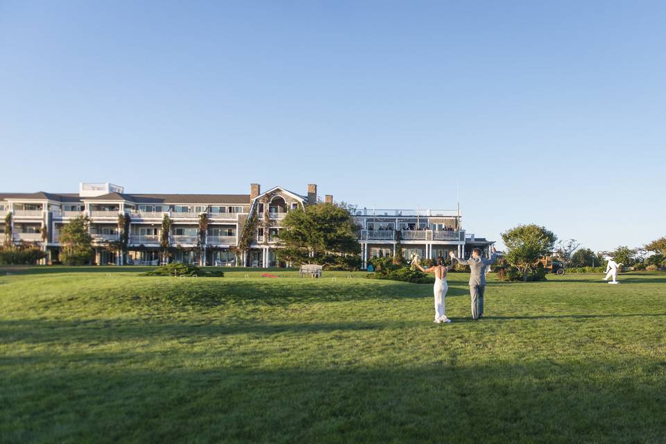 Couple on the Lawn