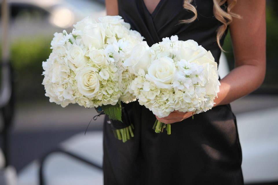 White bouquets