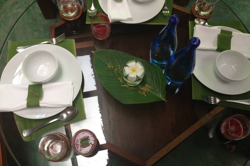 Table setting - thai theme
