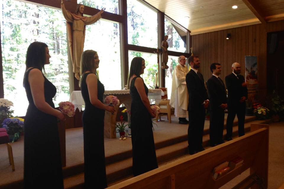Tahoe church ceremony