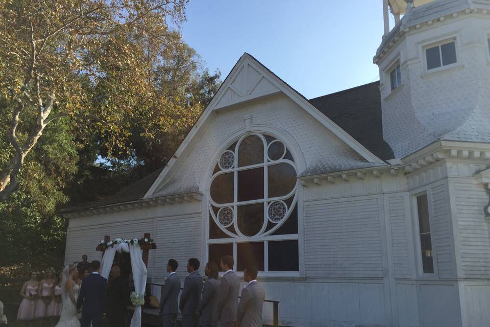 Historic church ceremony