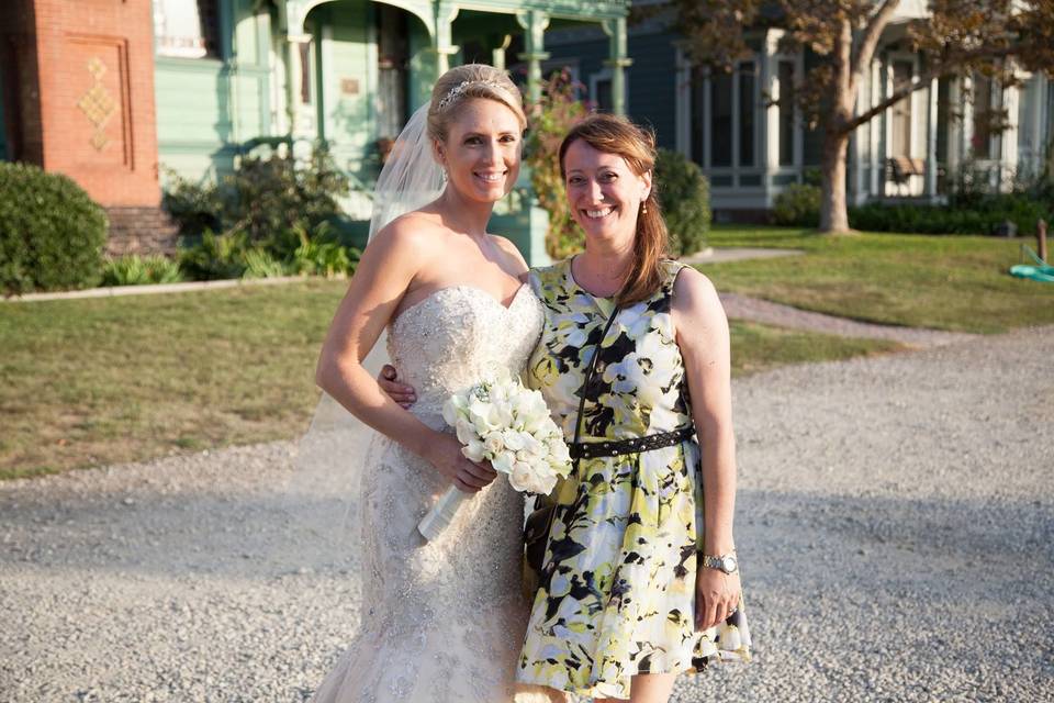 Alex with the bride