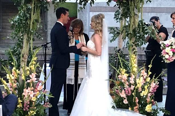 Ceremony under the Chuppah