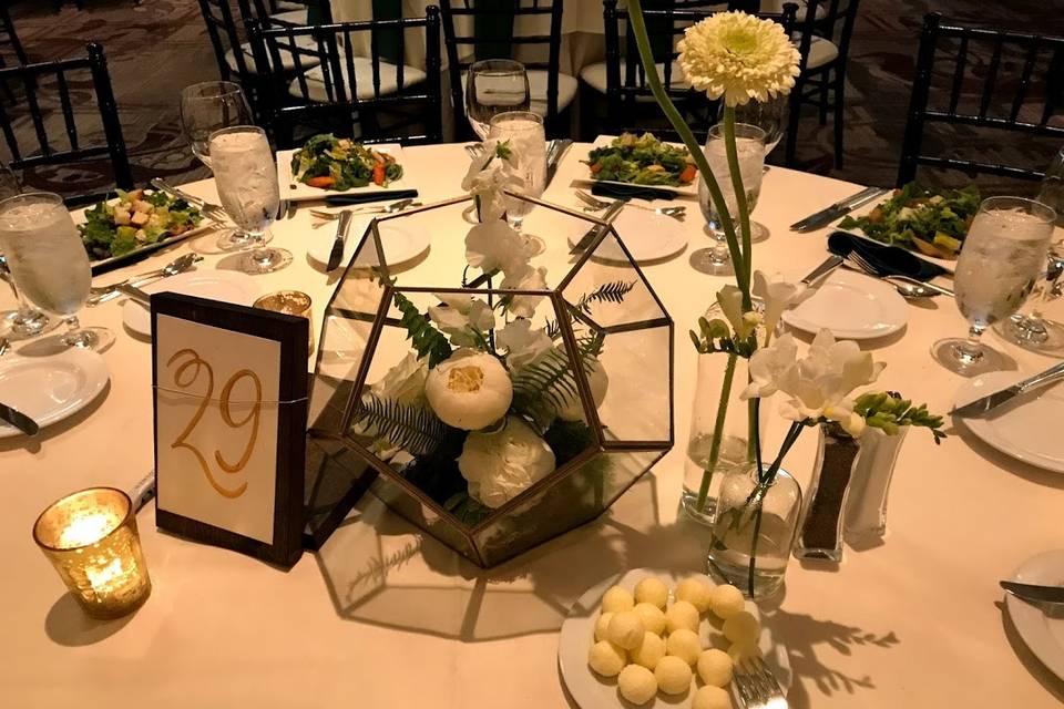 Table setting close up