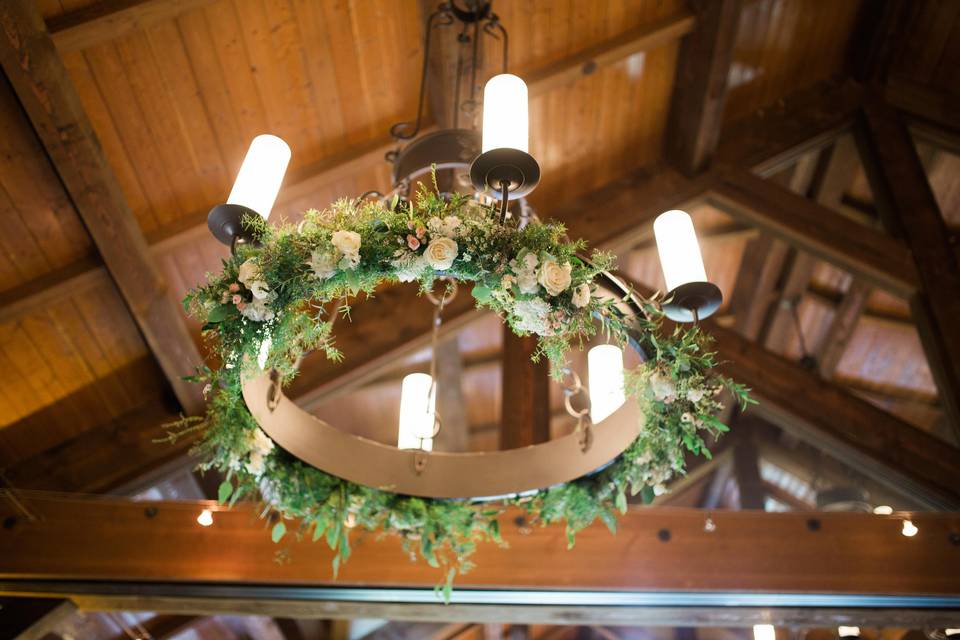 Chandelier florals