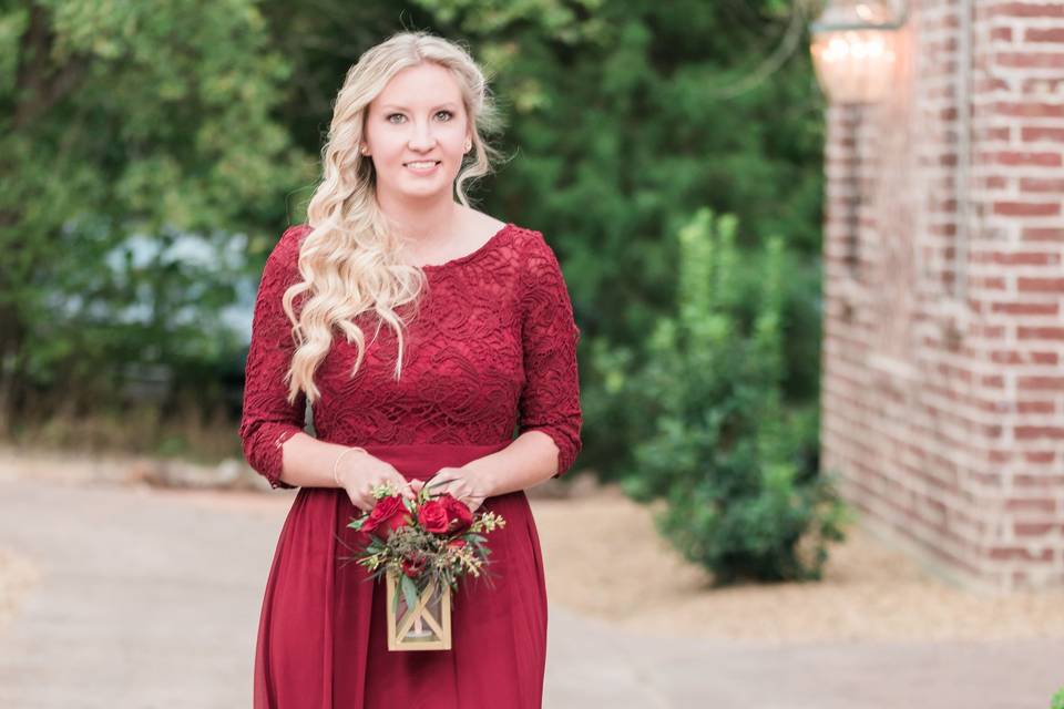 Lantern bridesmaids bouquet