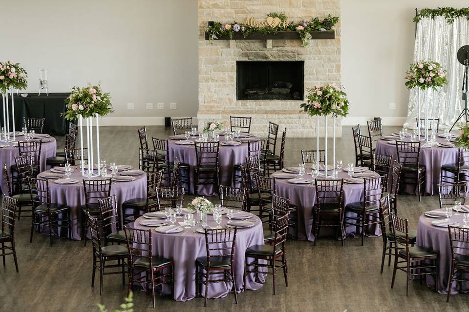 LAvendar reception