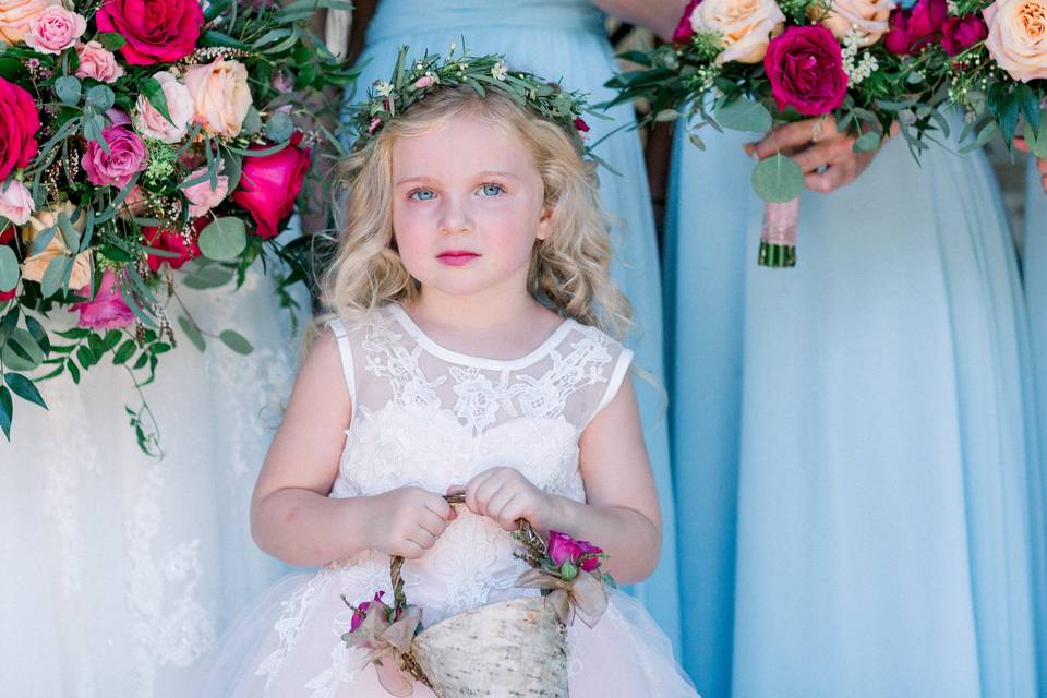 Flower girl basket