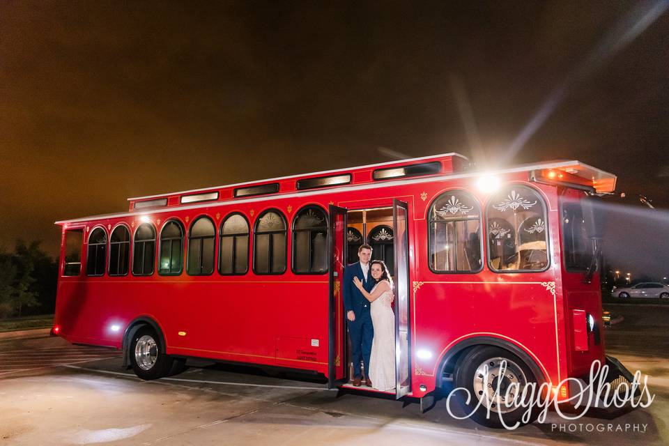 Trolley bus - married couple