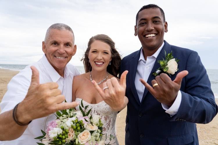 Beach wedding