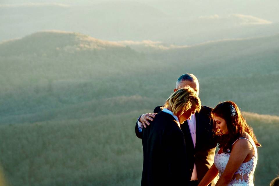 Mountain wedding