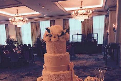 Wedding cake four layers