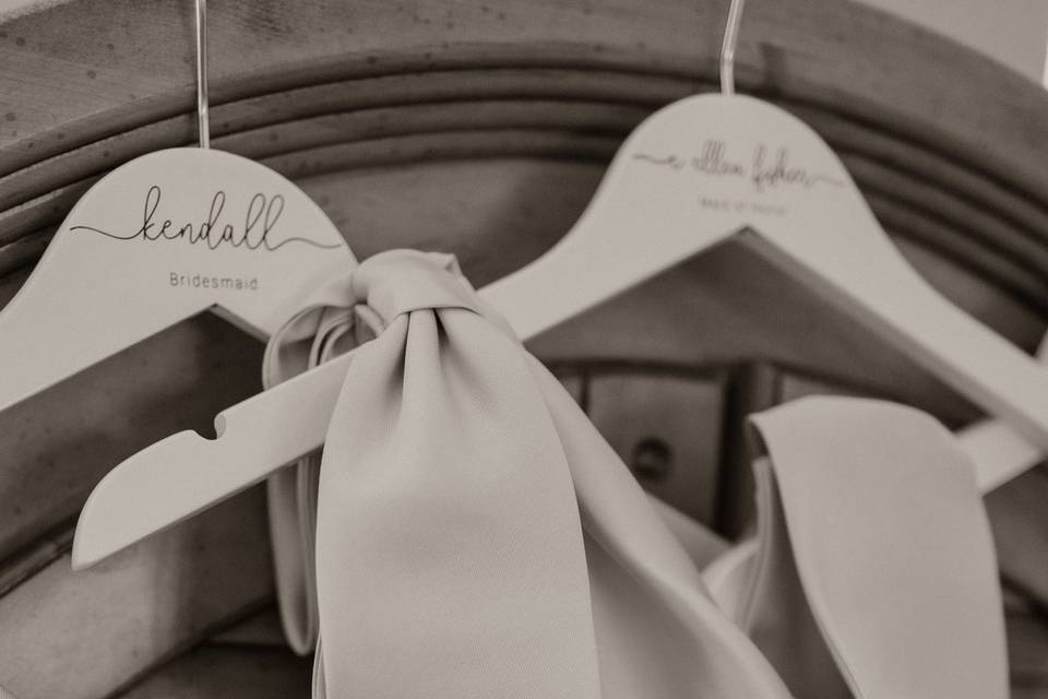 Bridal Gown Bow Detail