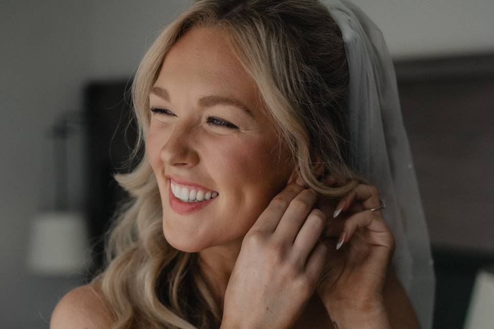 Bride Getting Ready