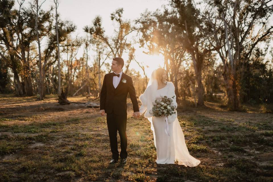 Sunset Portrait in the Oaks