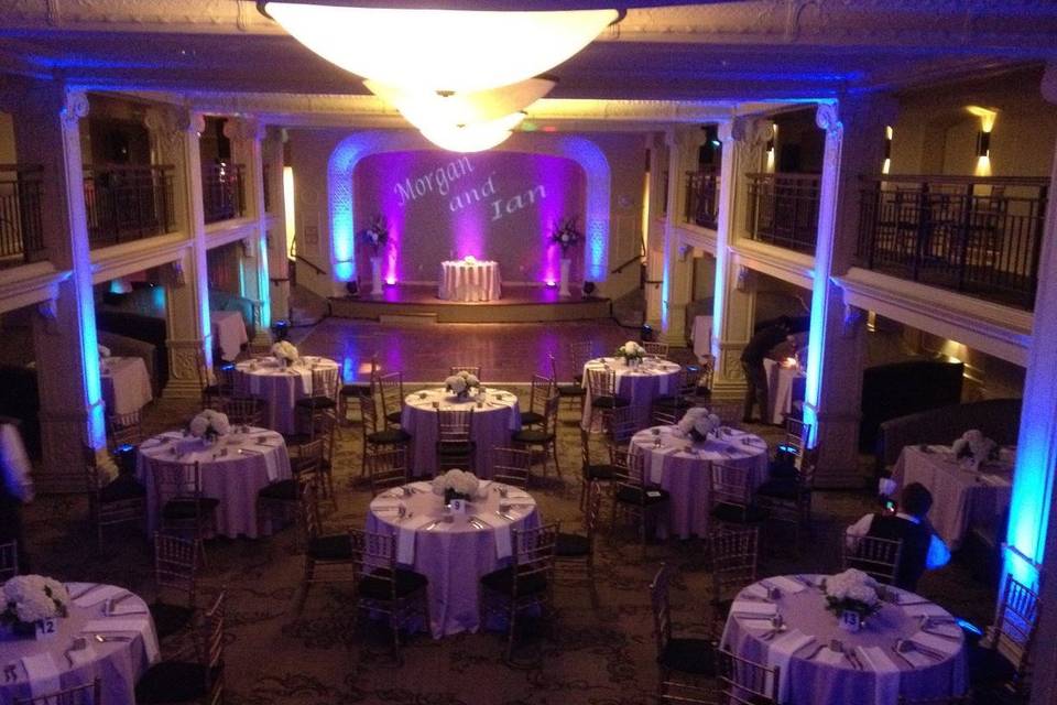 Wedding reception