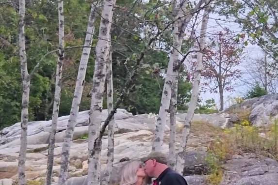 Wedding kiss