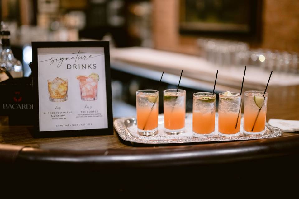 Signature Cocktails!