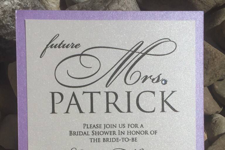 Simple Bridal Shower Invite