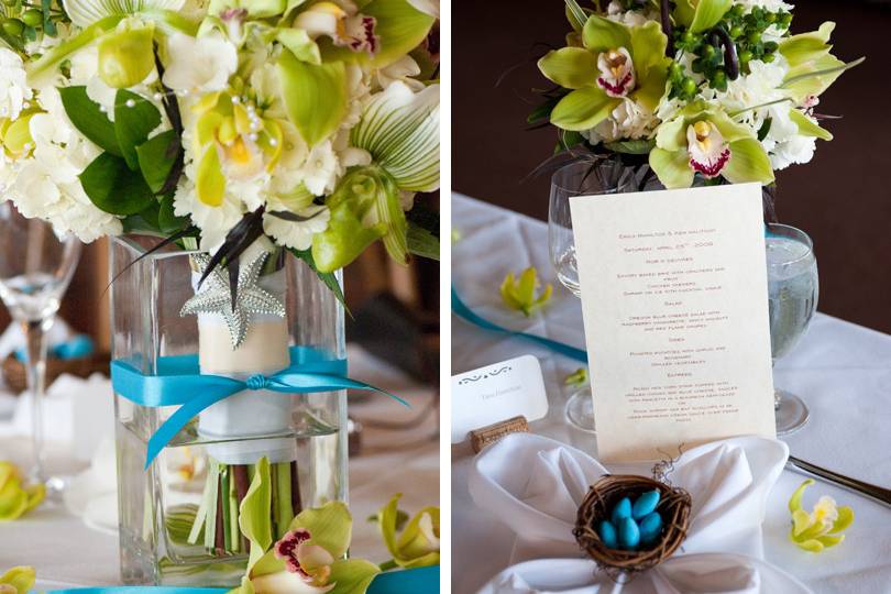 Details from a wedding at the Albion River Inn, on the Mendocino Coast of California.