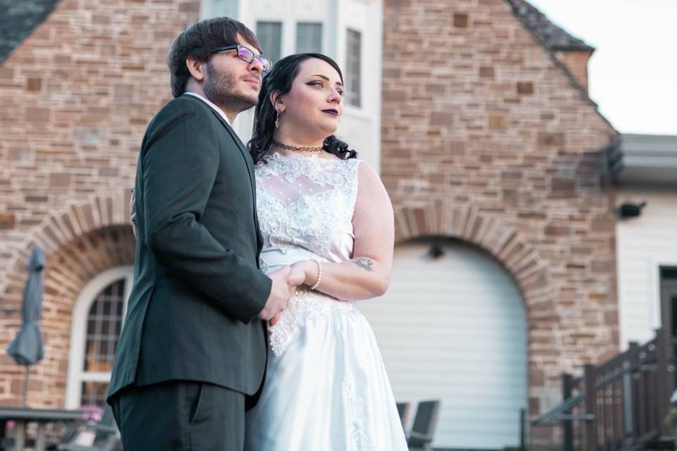 Moody romantic wedding