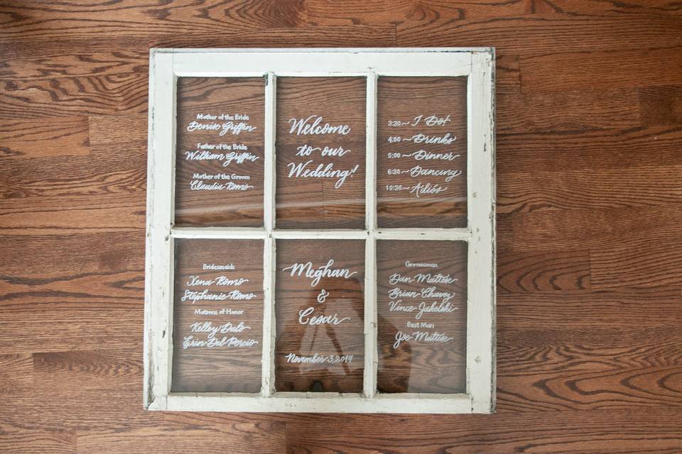 Vintage window to rent!