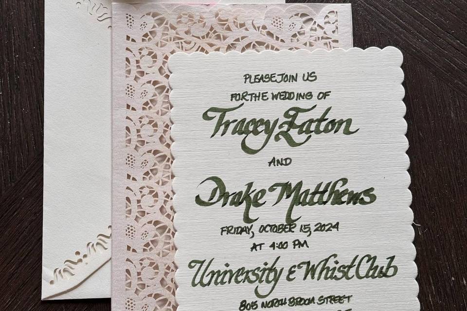 Wedding invitation