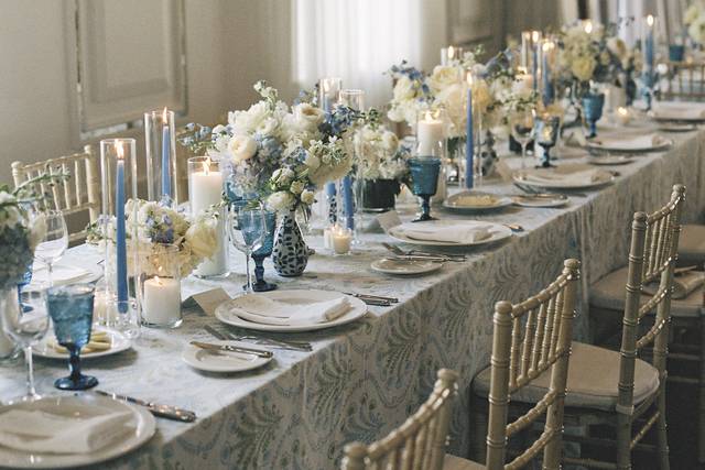 Nantucket hotel wedding table