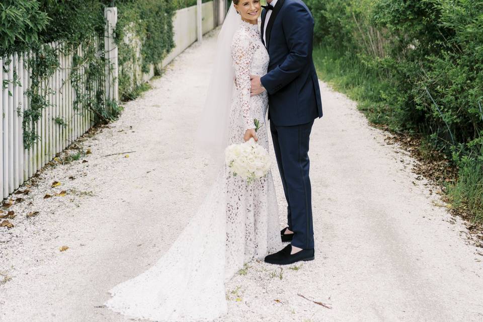 Nantucket wedding couple