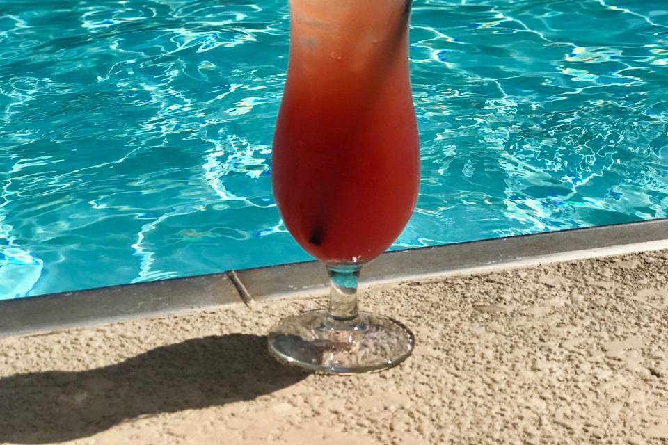 Poolside cocktail