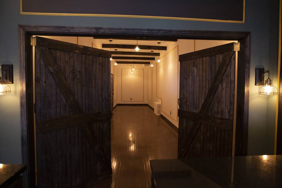 Wood barn doors