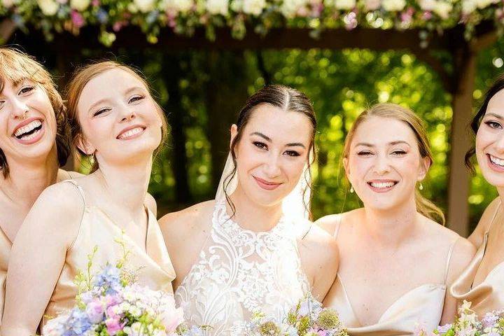 Bridal party makeup