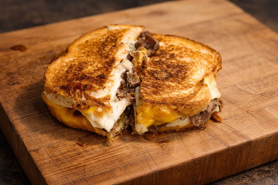 Turkey bacon Grilled cheese