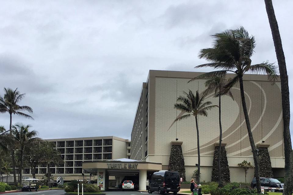 Ceremony and Reception at Turtle Bay Resort. The ocean views are beautiful.