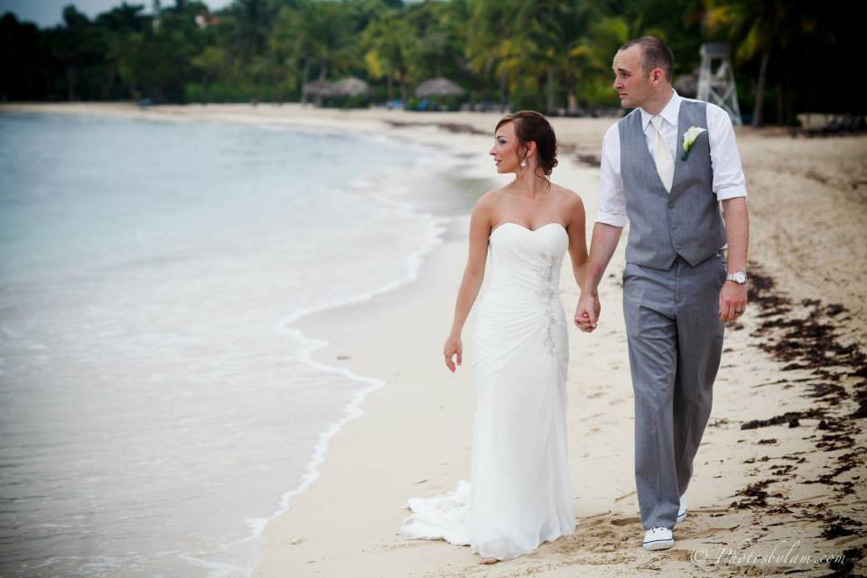 Walking on the shore