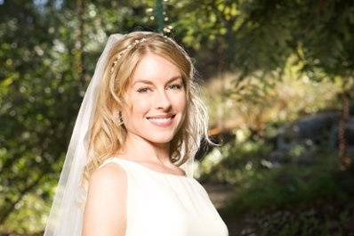 Kathryn looking very lovely on her big day in Santa Monica, CA