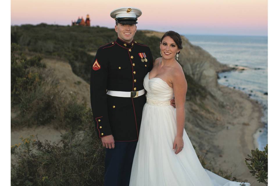 My bridal look featured on the cover of the 2014 Block Island Wedding Guide