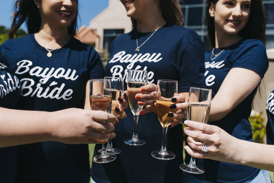 Cheers to the Bayou Brides!