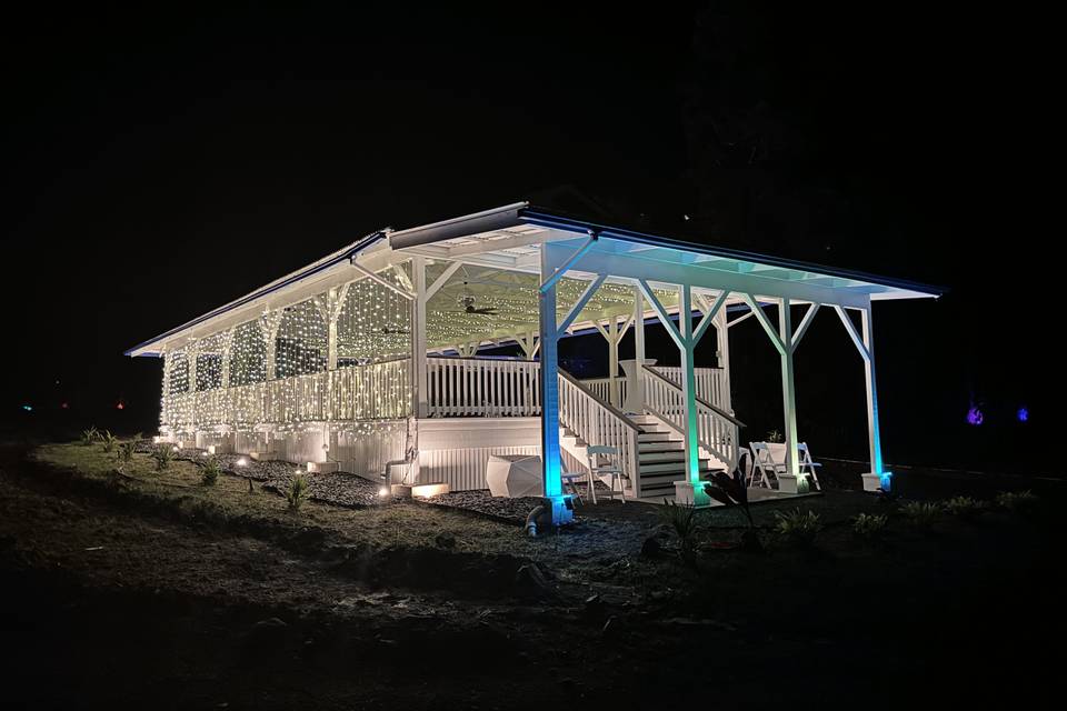 Pavilion w/ Curtain Lighting