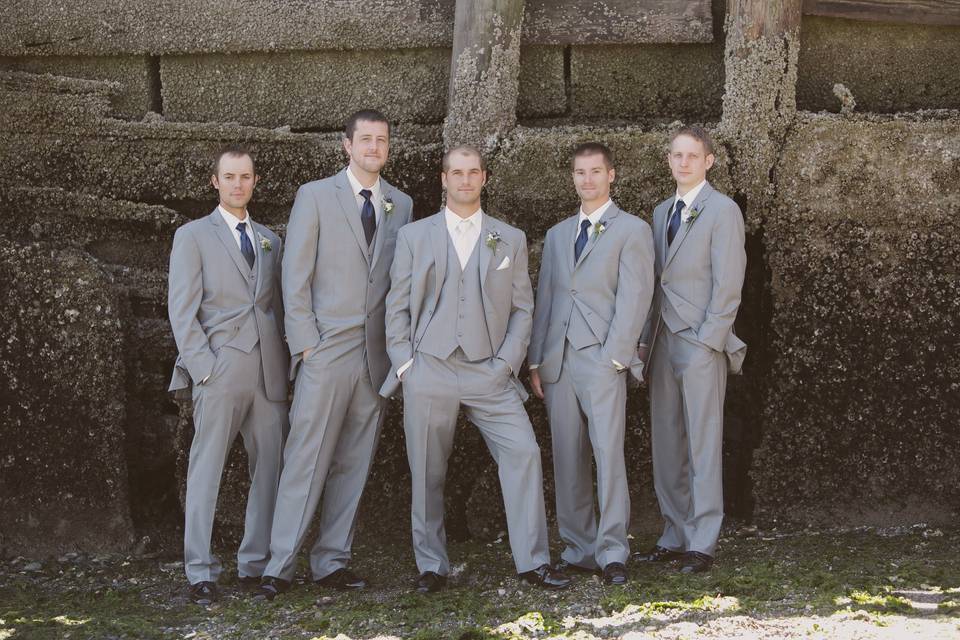 Groomsmen shot