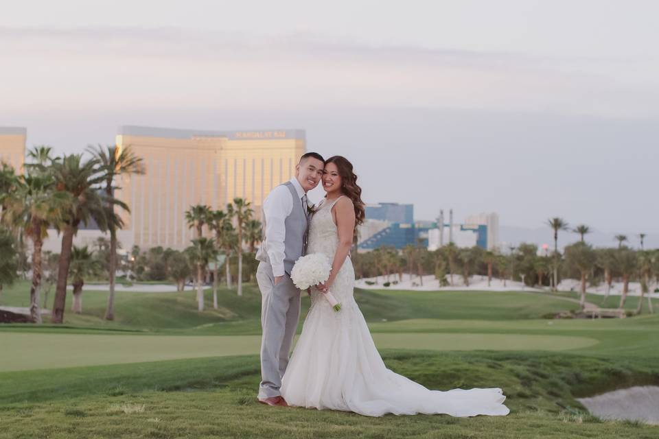Las vegas wedding golf course